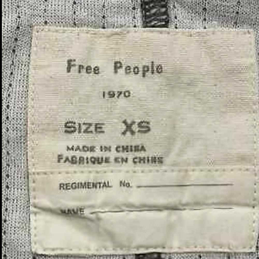 Free People Gray Static Cropped Hooded Zip Up Sweatshirt Jacket XS - Picture 8 of 9